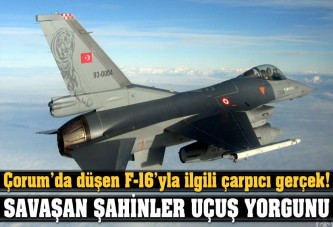 Türkiye'nin yorgun F16'ları!