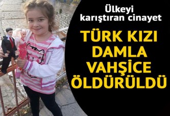 Ülkeyi karıştıran cinayet! 7 yaşındaki Damla vahşice öldürüldü