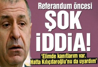 Ümit Özdağ’dan referandum iddiası: ‘Elimde bunun kanıtları var’