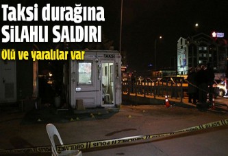 Ümraniye’de taksi durağına silahlı saldırı: 1 ölü, 2 yaralı