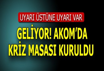 Uyarı üstüne uyarı! Kar yağışı için AKOM'da kriz masası bile kuruldu