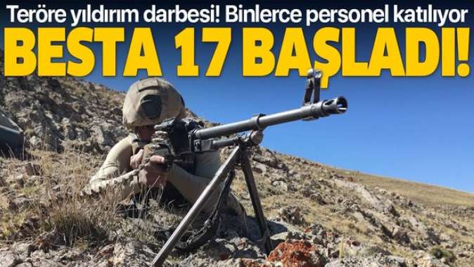 Vanda Yıldırım Besta 17 operasyonu başladı: 3 bin 251 personel görev alıyor