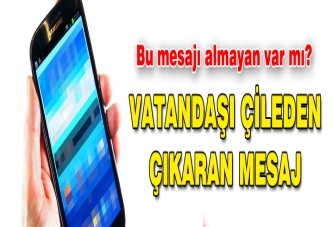 Vatandaşı çileden çıkaran mesaj