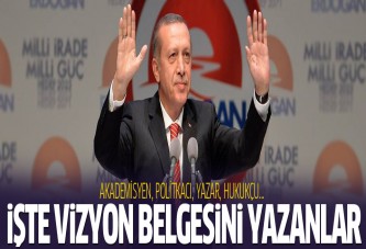 Vizyon belgesini kim yazdı? İşte o isimler