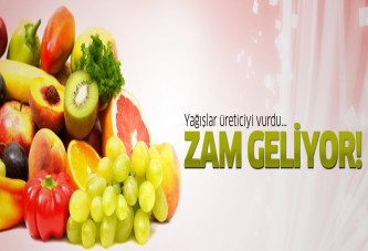 Yağışlar üreticiyi vurdu: Zam geliyor!