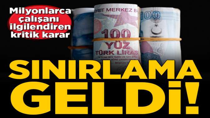 Yargıtaydan milyonlarca çalışanı ilgilendiren önemli karar! Sınırlama geldi