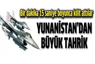 Yunan jetlerinden Türk F-16'larına taciz