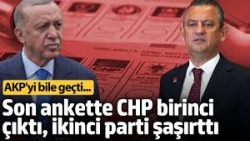 AKP'yi bile geçti... Son ankette CHP birinci çıktı, ikinci parti şaşırttı